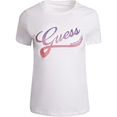 Guess Damen, Shirts, T-Shirt Frau Shaded Logo, (XS) Guess Damen, Shirts, T-Shirt Frau Shaded Logo, (XS)
