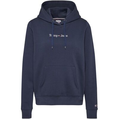 Tommy Jeans, Damen, Pullover, Reg Serif, Blau, (S) Tommy Jeans, Damen, Pullover, Reg Serif, Blau, (S)