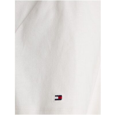 Tommy Hilfiger Damen, Shirts, Reg Varsity Damen T-Shirt, Weiss, Beige, (S) Tommy Hilfiger Damen, Shirts, Reg Varsity Damen T-Shirt, Weiss, Beige, (S)