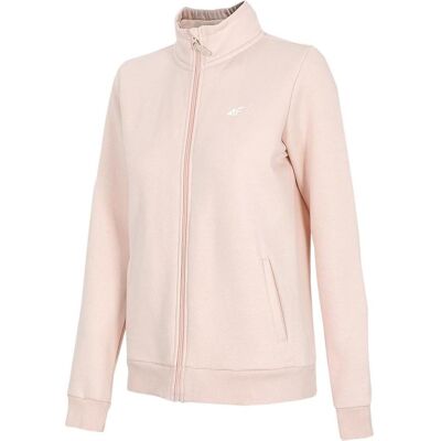 4F H4L22 BLD351 Damen Sweatshirt mit Reißverschluss - Pink 4F H4L22 BLD351 Damen Sweatshirt mit Reißverschluss - Pink