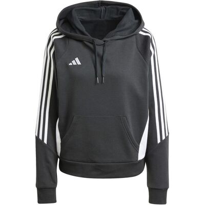 Adidas Tiro 24 Kapuzen-Sweatshirt Damen - Schwarz Adidas Tiro 24 Kapuzen-Sweatshirt Damen - Schwarz