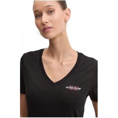 Guess Damen, Shirts, Gj Slim Mini Damen T-Shirt, (M) Guess Damen, Shirts, Gj Slim Mini Damen T-Shirt, (M)