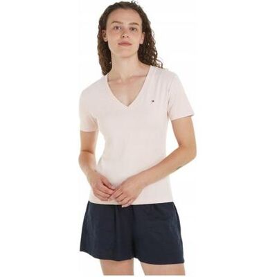 Tommy Hilfiger Damen, Shirts, Neues Slim Cody Damen T-Shirt, Rosa, Pink, (XS) Tommy Hilfiger Damen, Shirts, Neues Slim Cody Damen T-Shirt, Rosa, Pink, (XS)