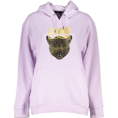 Cavalli Class, Damen, Pullover, "Viola Polyester Women Sweatshirt", Violett, (XXL) Cavalli Class, Damen, Pullover, "Viola Polyester Women Sweatshirt", Violett, (XXL)