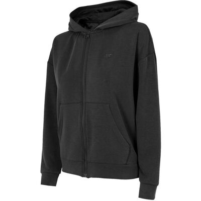 4F, Damen, Pullover, Damen Sweatshirt tiefschwarz H4Z22 BLD041 20S L, Schwarz, (L) 4F, Damen, Pullover, Damen Sweatshirt tiefschwarz H4Z22 BLD041 20S L, Schwarz, (L)