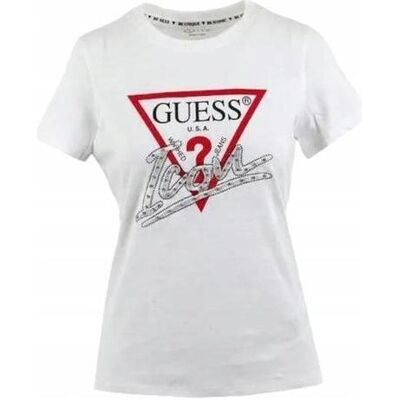 Guess Damen, Shirts, Damen T-Shirt Icon Tee, (M) Guess Damen, Shirts, Damen T-Shirt Icon Tee, (M)