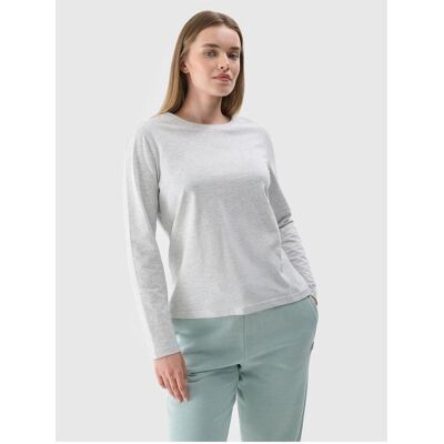 4F, Damen, Blusen, Damen Oversize-Langarmshirt aus glattem Material, Mehrfarbig, (S) 4F, Damen, Blusen, Damen Oversize-Langarmshirt aus glattem Material, Mehrfarbig, (S)