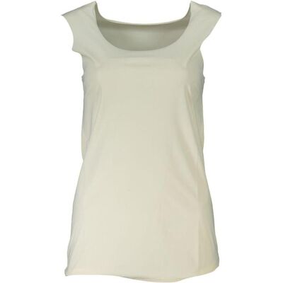 Patrizia Pepe, Damen, Shirts, Weisses Elastan-Tank-Top, Weiss, (M) Patrizia Pepe, Damen, Shirts, Weisses Elastan-Tank-Top, Weiss, (M)