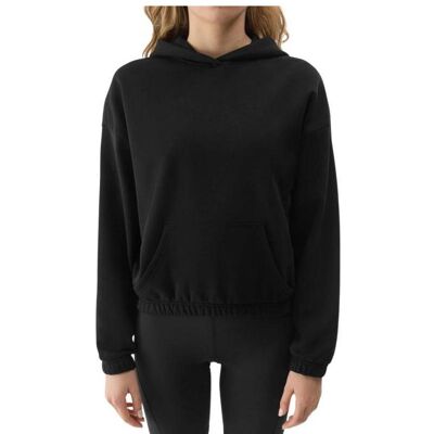 4F, Damen, Pullover, Damen Sweatshirt F1057 tiefschwarz 4FWSS24TSWSF1057 20F M, Schwarz, (M) 4F, Damen, Pullover, Damen Sweatshirt F1057 tiefschwarz 4FWSS24TSWSF1057 20F M, Schwarz, (M)