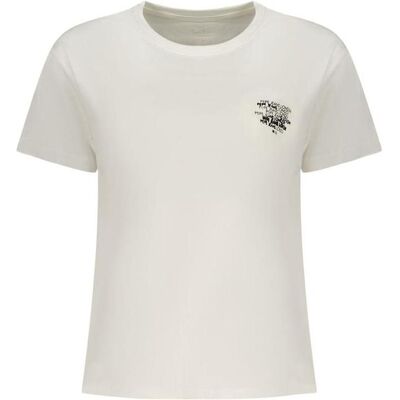 Pepe Jeans, Damen, Shirts, White Cotton Women T-Shirt, Weiss, (XS) Pepe Jeans, Damen, Shirts, White Cotton Women T-Shirt, Weiss, (XS)