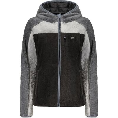 Norway 1963, Damen, Pullover, Black Polyester Women's Sweatshirt with Hood, Schwarz, (L) Norway 1963, Damen, Pullover, Black Polyester Women's Sweatshirt with Hood, Schwarz, (L)