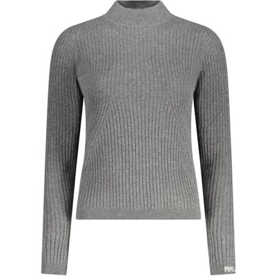 Pepe Jeans, Damen, Pullover, Grigio Cotton Women Sweater, Grau, (L) Pepe Jeans, Damen, Pullover, Grigio Cotton Women Sweater, Grau, (L)