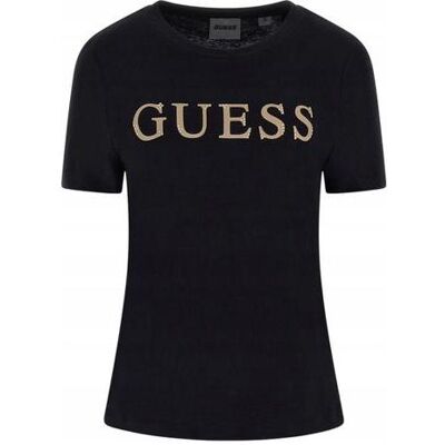 Guess Damen, Shirts, Clelia Damen-T-Shirt Schwarz, Schwarz, (S) Guess Damen, Shirts, Clelia Damen-T-Shirt Schwarz, Schwarz, (S)