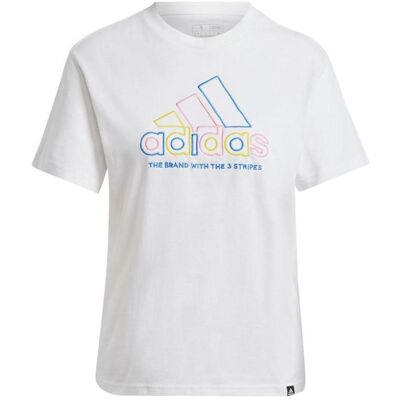 Adidas Damen, Shirts, Xpress Logo T-Shirt, Weiss, (XS) Adidas Damen, Shirts, Xpress Logo T-Shirt, Weiss, (XS)