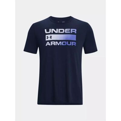 Under Armour, Herren, Sportshirt, UA Team Issue Wordmark S/S (S), Grau, Blau, S Under Armour, Herren, Sportshirt, UA Team Issue Wordmark S/S (S), Grau, Blau, S