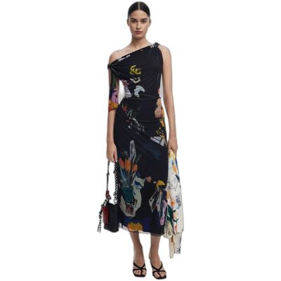 Desigual, Damen, Kleider, Delaware, Schwarz, (S) Desigual, Damen, Kleider, Delaware, Schwarz, (S)