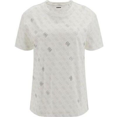 Guess Damen, Shirts, Chrysanta Damen T-Shirt, (L) Guess Damen, Shirts, Chrysanta Damen T-Shirt, (L)