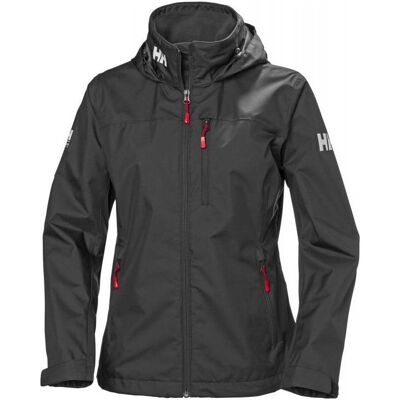 Helly Hansen, Damen, Outdoorjacken, W Crew Hooded Jacket (XXL), Schwarz, XXL Helly Hansen, Damen, Outdoorjacken, W Crew Hooded Jacket (XXL), Schwarz, XXL