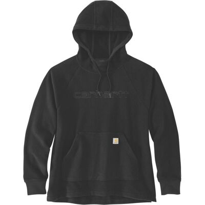 Carhartt, Damen, Pullover, Felpa con Cappuccio in Pile, Schwarz, (M) Carhartt, Damen, Pullover, Felpa con Cappuccio in Pile, Schwarz, (M)