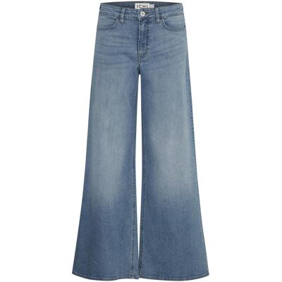 Ichi, Damen, Jeans, IHTWIGGY WIDE Dames Broek - Maat 28/34, Blau, (28) Ichi, Damen, Jeans, IHTWIGGY WIDE Dames Broek - Maat 28/34, Blau, (28)