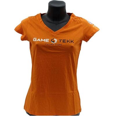 Altri, Damen, Shirts, T-Shirt Collo V Arancione GameTekk Donna XXL, Orange, (XXL) Altri, Damen, Shirts, T-Shirt Collo V Arancione GameTekk Donna XXL, Orange, (XXL)
