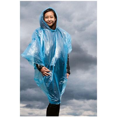 Korntex, Unisex, Regenjacken, Einweg-Regenponcho, Blau, (One Size) Korntex, Unisex, Regenjacken, Einweg-Regenponcho, Blau, (One Size)