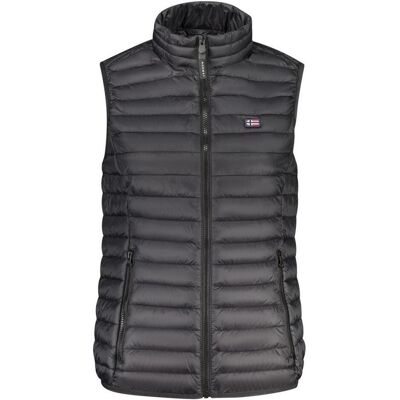 Norway 1963, Damen, Westen, Black Poliammide Women Vest, Schwarz, (L) Norway 1963, Damen, Westen, Black Poliammide Women Vest, Schwarz, (L)