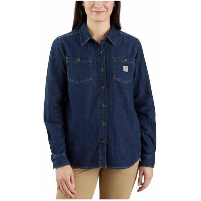 Carhartt, Damen, Westen, Koszula Damska Midweight Denim Relaxed Fi, Blau, (XL) Carhartt, Damen, Westen, Koszula Damska Midweight Denim Relaxed Fi, Blau, (XL)
