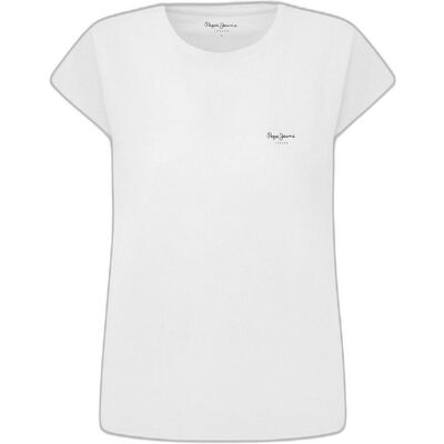 Pepe Jeans, Unisex, Shirts, t-shirt lory, Weiss, (M) Pepe Jeans, Unisex, Shirts, t-shirt lory, Weiss, (M)