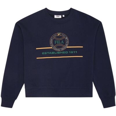 FILA, Damen, Pullover, Parella Damen-Sweatshirt, Marineblau, Blau, (M) FILA, Damen, Pullover, Parella Damen-Sweatshirt, Marineblau, Blau, (M)