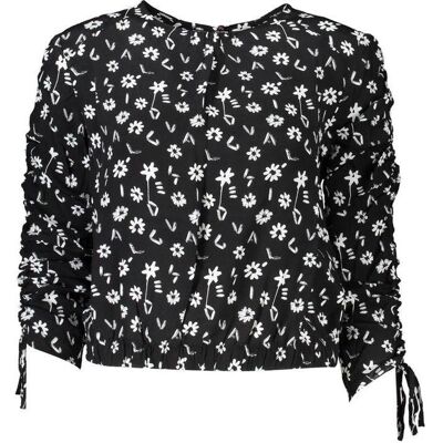 Desigual, Damen, Blusen, Nero Viscosa Women Blouse, Schwarz, (M) Desigual, Damen, Blusen, Nero Viscosa Women Blouse, Schwarz, (M)