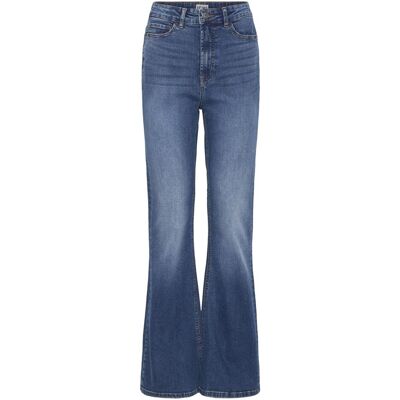 Ichi, Damen, Jeans, IHTWIGGY FLAIRED HIGH WAIST Dames Broek - Maat 29/32, Blau, (W29/L32) Ichi, Damen, Jeans, IHTWIGGY FLAIRED HIGH WAIST Dames Broek - Maat 29/32, Blau, (W29/L32)