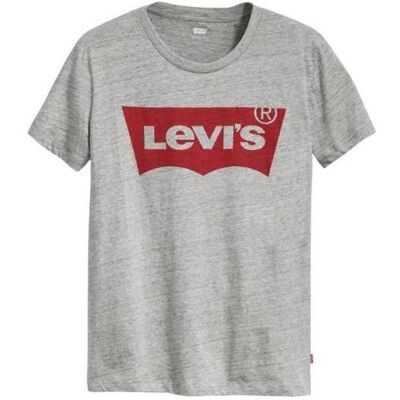 Levis, Damen, Shirts, THE PERFECT GRAPHIC TEE 0263 BETTER BATWING SMOKESTACK HEATHER - XS - damskie - szary, Grau, Silber, (XS) Levis, Damen, Shirts, THE PERFECT GRAPHIC TEE 0263 BETTER BATWING SMOKESTACK HEATHER - XS - damskie - szary, Grau, Silber, (XS)
