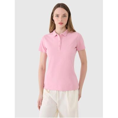 4F, Damen, Shirts, schmal geschnittenes Damen-Poloshirt, Schwarz, (S) 4F, Damen, Shirts, schmal geschnittenes Damen-Poloshirt, Schwarz, (S)