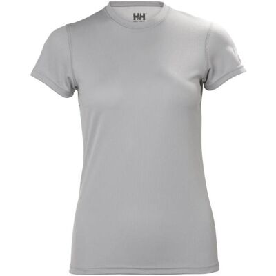 Helly Hansen, Damen, Shirts, W Hh Tech T-Shirt, Silber, Grau, (XL) Helly Hansen, Damen, Shirts, W Hh Tech T-Shirt, Silber, Grau, (XL)