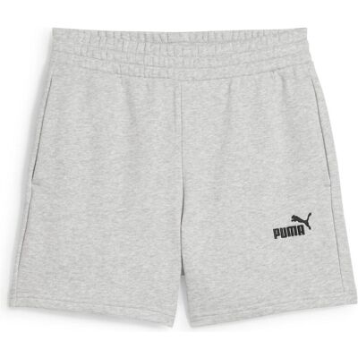 Puma Damen, Shorts, Essential Small No. 1 Logo 5", Grau, (L) Puma Damen, Shorts, Essential Small No. 1 Logo 5", Grau, (L)