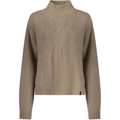 North Sails, Damen, Pullover, Marrone Poliammide Women Sweater, Braun, (L) North Sails, Damen, Pullover, Marrone Poliammide Women Sweater, Braun, (L)