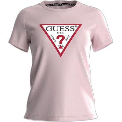 Guess Damen, Shirts, Damen T-Shirt Original Tee, Pink, (M) Guess Damen, Shirts, Damen T-Shirt Original Tee, Pink, (M)