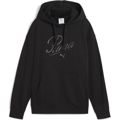Puma Damen, Pullover, ESS SCRIPT Comfort Hoodie TR, Schwarz, (L) Puma Damen, Pullover, ESS SCRIPT Comfort Hoodie TR, Schwarz, (L)