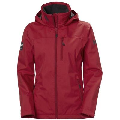 Helly Hansen, Damen, Outdoorjacken, W Crew Hooded Jacket (XXL), Rot, XXL Helly Hansen, Damen, Outdoorjacken, W Crew Hooded Jacket (XXL), Rot, XXL