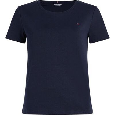 Tommy Hilfiger Damen, Shirts, Slim Cody Rib, Blau, (XS) Tommy Hilfiger Damen, Shirts, Slim Cody Rib, Blau, (XS)