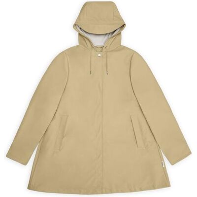 Rains, Damen, Mäntel, A-Line W Jacket W3 2025-SS, Beige Rains, Damen, Mäntel, A-Line W Jacket W3 2025-SS, Beige