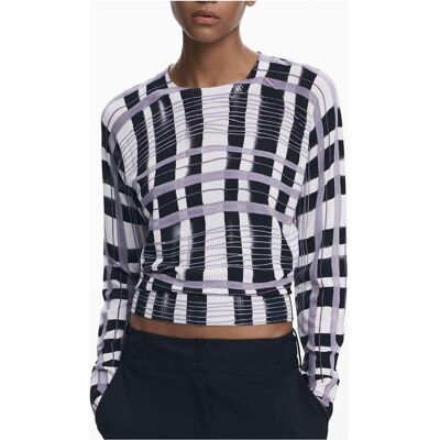 Desigual, Damen, Pullover, Damenpullover, Weiss, (L) Desigual, Damen, Pullover, Damenpullover, Weiss, (L)