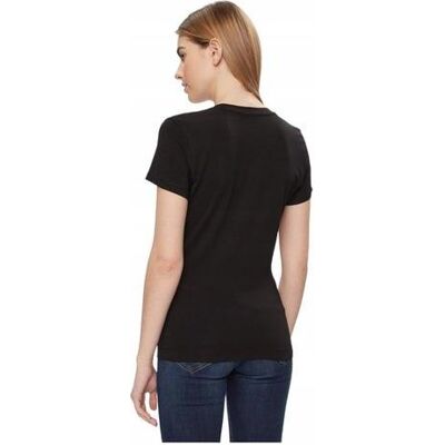 Guess Damen, Shirts, SS RN SATIN TRIANGLE W4GI21J1314 JBLK L S, Schwarz, (S) Guess Damen, Shirts, SS RN SATIN TRIANGLE W4GI21J1314 JBLK L S, Schwarz, (S)