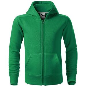 Malfini, Mädchen, Pullover, Children's Trendy Zipper Sweatshirt (Grass Green), Grün, (158) Malfini, Mädchen, Pullover, Children's Trendy Zipper Sweatshirt (Grass Green), Grün, (158)