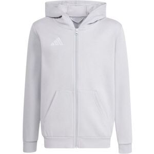 Adidas Jungen, Pullover, Ent26 Fz Hood Y - tmlggr/white, Weiss, Grau, (116) Adidas Jungen, Pullover, Ent26 Fz Hood Y - tmlggr/white, Weiss, Grau, (116)
