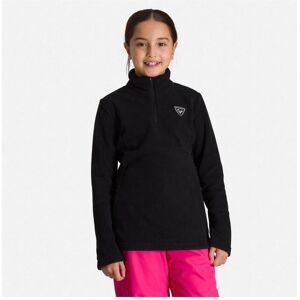 Rossignol, Mädchen, Pullover, Fleece-Sweatshirt mit 1/2-Reissverschluss für Mädchen, Schwarz, (122) Rossignol, Mädchen, Pullover, Fleece-Sweatshirt mit 1/2-Reissverschluss für Mädchen, Schwarz, (122)