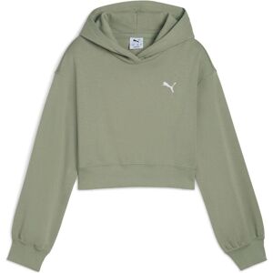 Puma Mädchen, Pullover, WARDROBE ESS Short Length Hoodie TR G, Grün, (128) Puma Mädchen, Pullover, WARDROBE ESS Short Length Hoodie TR G, Grün, (128)