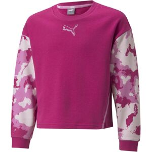Puma Mädchen, Pullover, Alpha Crew, Pink, (176) Puma Mädchen, Pullover, Alpha Crew, Pink, (176)