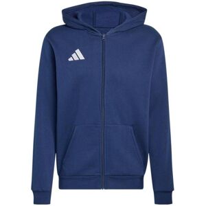 Adidas Jungen, Pullover, Entrada Kapuzenpullover mit durchgehendem Reissverschluss für Kinder, marineblau, Blau, (116) Adidas Jungen, Pullover, Entrada Kapuzenpullover mit durchgehendem Reissverschluss für Kinder, marineblau, Blau, (116)